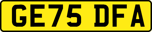 GE75DFA