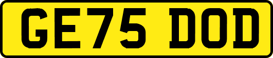 GE75DOD