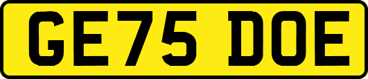 GE75DOE