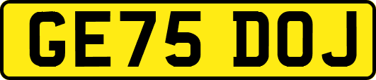GE75DOJ
