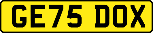 GE75DOX