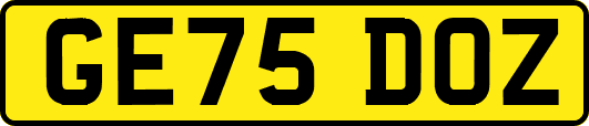 GE75DOZ