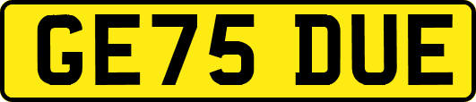 GE75DUE