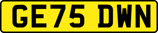GE75DWN
