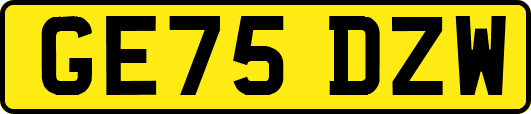 GE75DZW