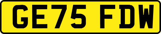 GE75FDW