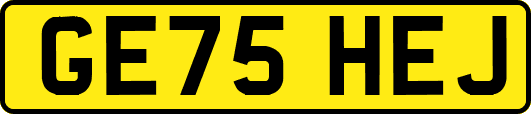 GE75HEJ