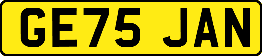GE75JAN