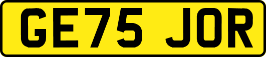 GE75JOR