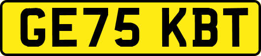 GE75KBT