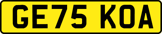 GE75KOA