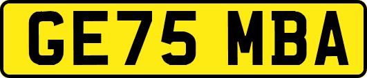 GE75MBA