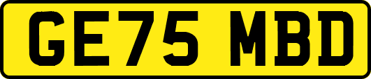 GE75MBD