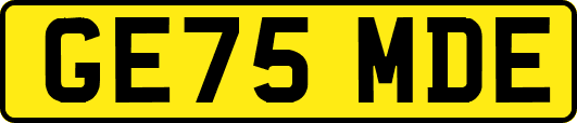 GE75MDE