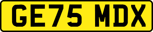GE75MDX