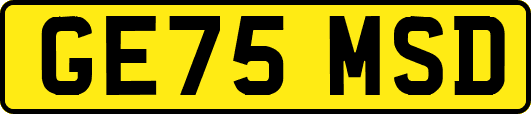GE75MSD
