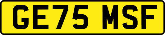 GE75MSF