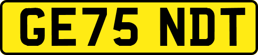 GE75NDT