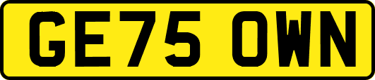 GE75OWN