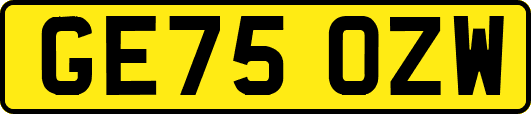 GE75OZW