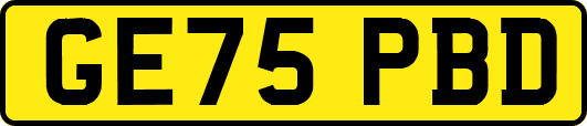 GE75PBD