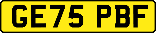 GE75PBF