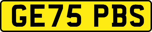 GE75PBS