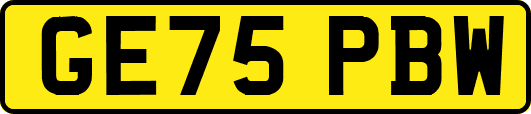 GE75PBW