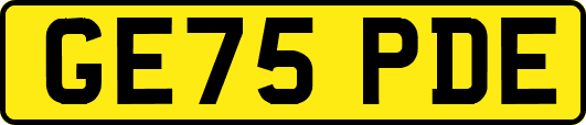 GE75PDE