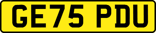 GE75PDU