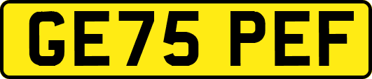 GE75PEF