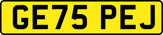 GE75PEJ