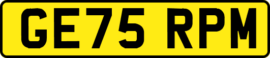 GE75RPM