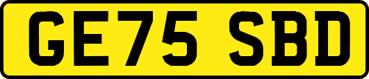 GE75SBD