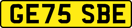 GE75SBE