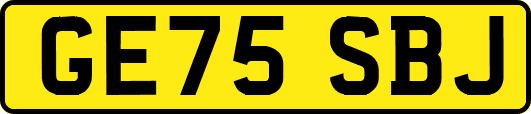 GE75SBJ