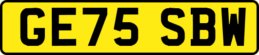 GE75SBW
