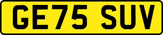 GE75SUV