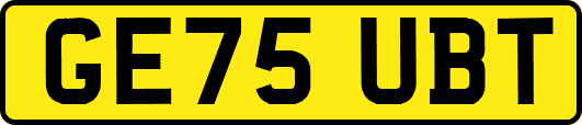 GE75UBT