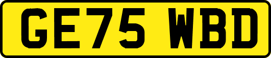 GE75WBD