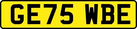 GE75WBE