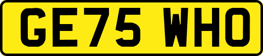 GE75WHO