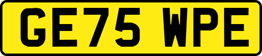 GE75WPE