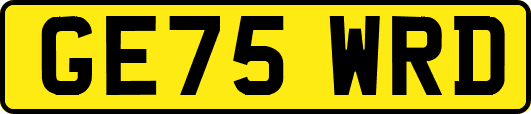 GE75WRD