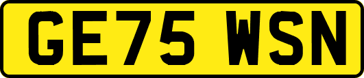 GE75WSN