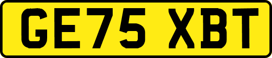 GE75XBT