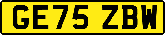 GE75ZBW