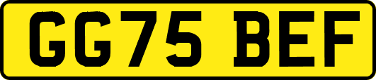 GG75BEF