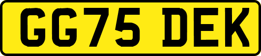 GG75DEK