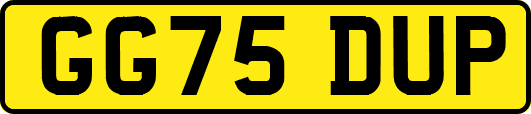 GG75DUP